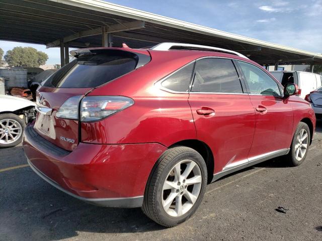 2T2BK1BA9CC135675 - 2012 LEXUS RX 350 RED photo 3