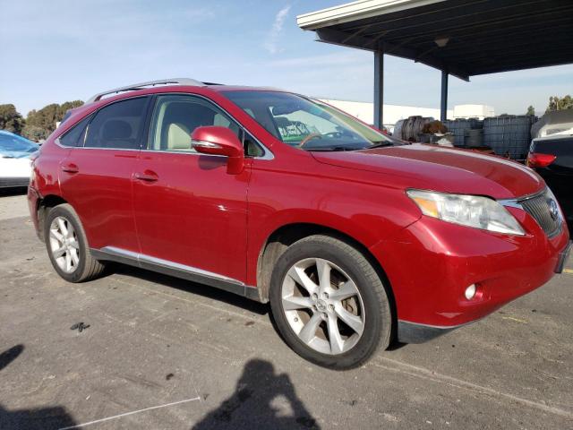 2T2BK1BA9CC135675 - 2012 LEXUS RX 350 RED photo 4