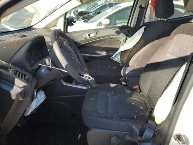 MAJ3S2GE6MC440013 - 2021 FORD ECOSPORT SE WHITE photo 7