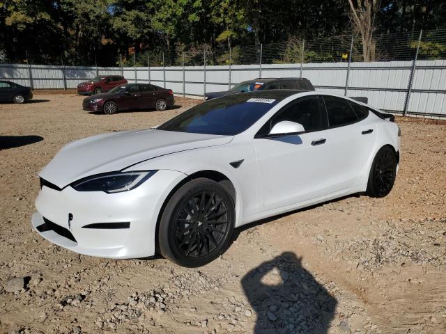 5YJSA1E51NF489212 - 2022 TESLA MODEL S WHITE photo 1