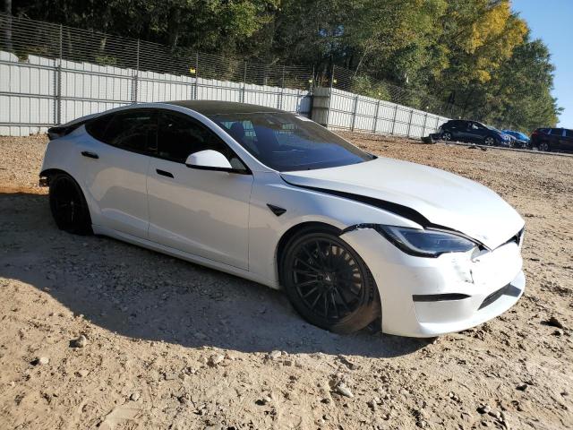 5YJSA1E51NF489212 - 2022 TESLA MODEL S WHITE photo 4