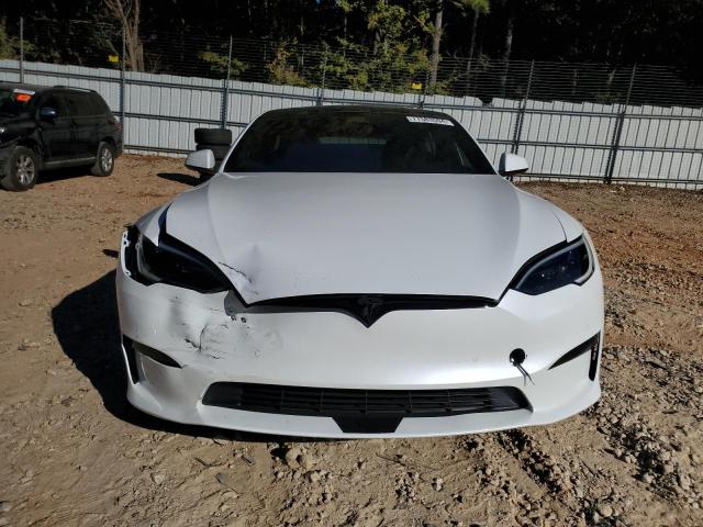5YJSA1E51NF489212 - 2022 TESLA MODEL S WHITE photo 5