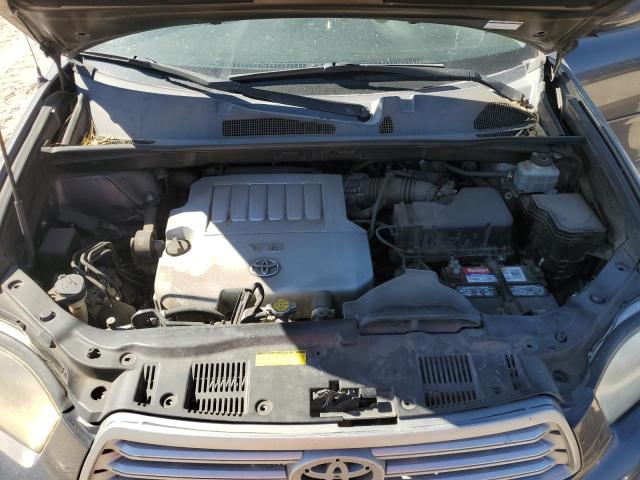 JTEDS41A792091615 - 2009 TOYOTA HIGHLANDER GRAY photo 12