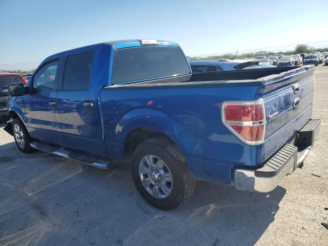1FTEW1C85AFB21519 - 2010 FORD F150 SUPERCREW BLUE photo 2
