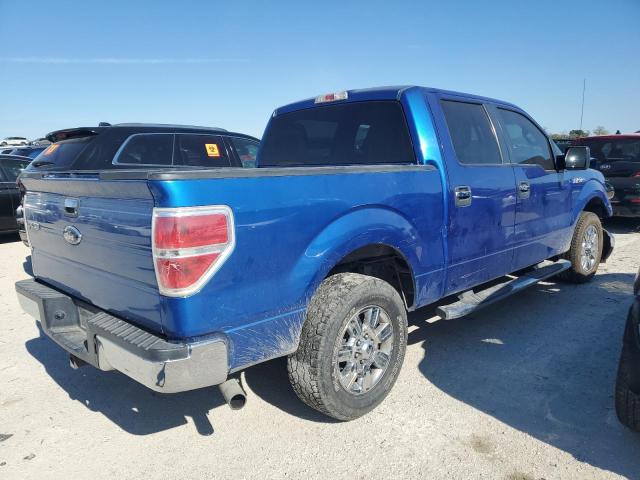1FTEW1C85AFB21519 - 2010 FORD F150 SUPERCREW BLUE photo 3