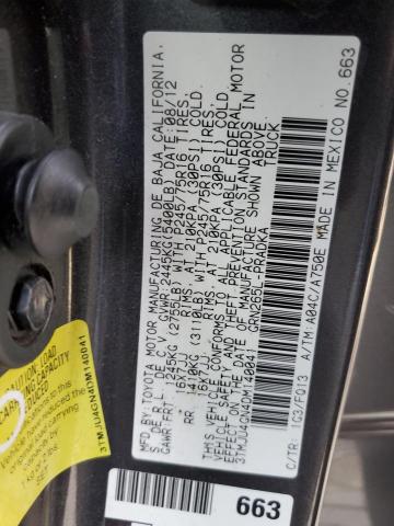 3TMJU4GN4DM140041 - 2013 TOYOTA TACOMA DOUBLE CAB PRERUNNER BLACK photo 13