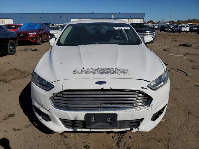 3FA6P0LU7ER381184 - 2014 FORD FUSION SE HYBRID WHITE photo 5