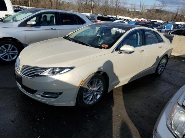 3LN6L2LU6ER821313 - 2014 LINCOLN MKZ HYBRID WHITE photo 1