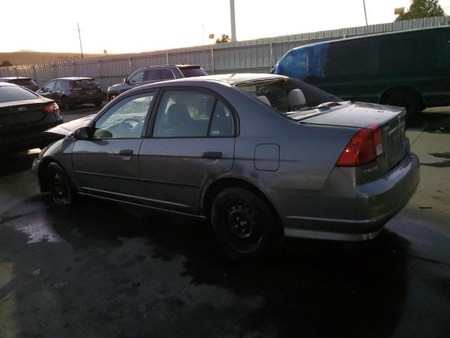 2HGES16335H583076 - 2005 HONDA CIVIC DX VP გრაფიტი ფოტო 2