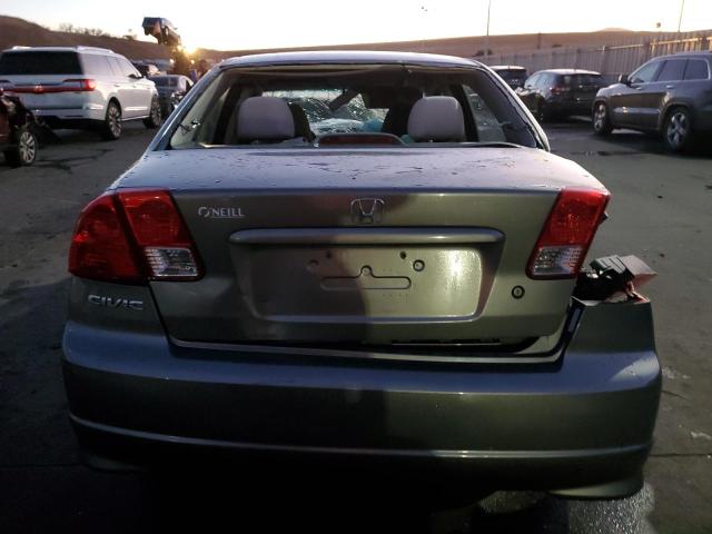 2HGES16335H583076 - 2005 HONDA CIVIC DX VP გრაფიტი ფოტო 6