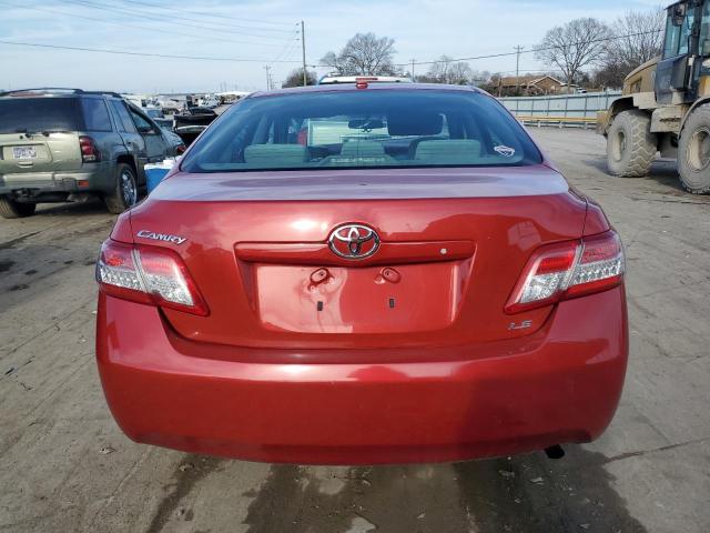 4T1BF3EK1BU612492 - 2011 TOYOTA CAMRY BASE RED photo 6