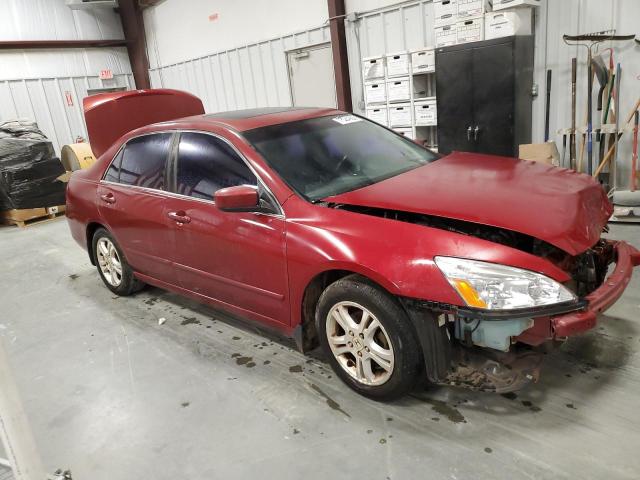 1HGCM56857A106736 - 2007 HONDA ACCORD EX BURGUNDY photo 4