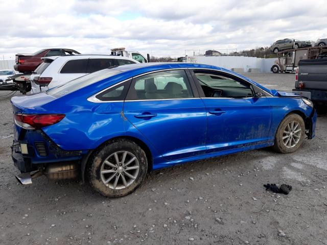 5NPE24AF8JH620366 - 2018 HYUNDAI SONATA SE BLUE photo 3