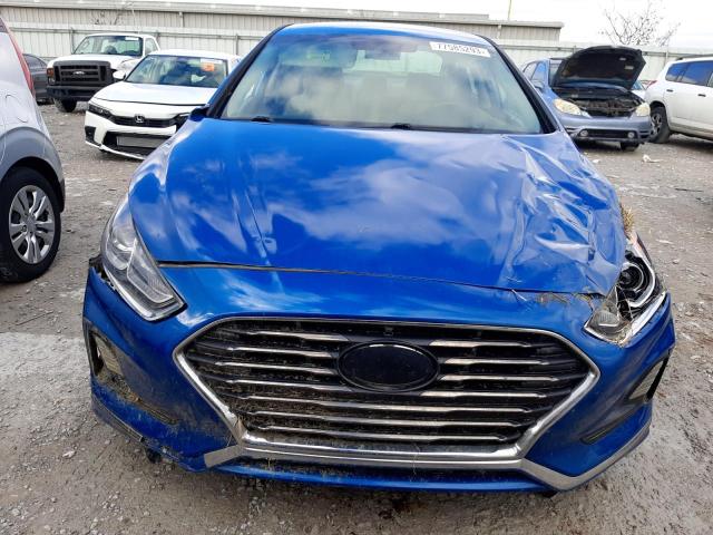 5NPE24AF8JH620366 - 2018 HYUNDAI SONATA SE BLUE photo 5