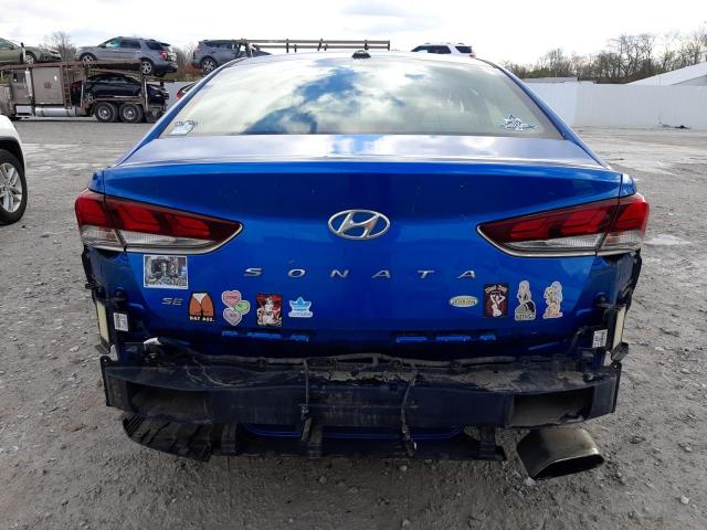 5NPE24AF8JH620366 - 2018 HYUNDAI SONATA SE BLUE photo 6