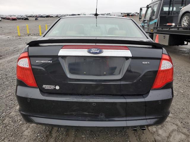 3FAHP0JA0AR279561 - 2010 FORD FUSION SEL BLACK photo 6