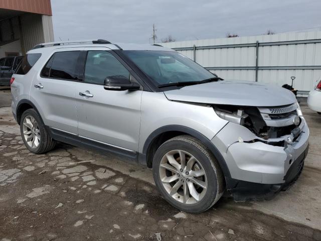 1FM5K8D89FGA39602 - 2015 FORD EXPLORER XLT SILVER photo 4