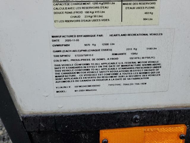 5SFMG3423ME456543 - 2021 HEARTLAND GATEWAY 棕色 照片 10