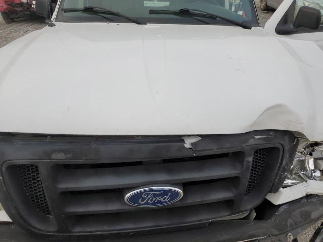 1FTYR10U25PA72527 - 2005 FORD RANGER WHITE photo 11