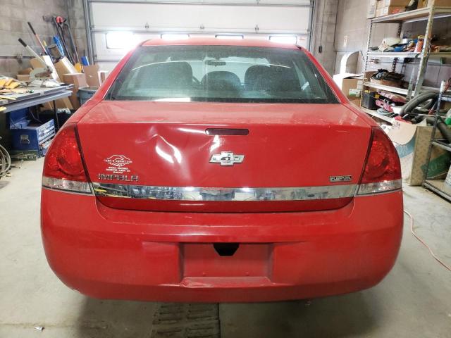 2G1WF5EK2B1212396 - 2011 CHEVROLET IMPALA LS RED photo 6