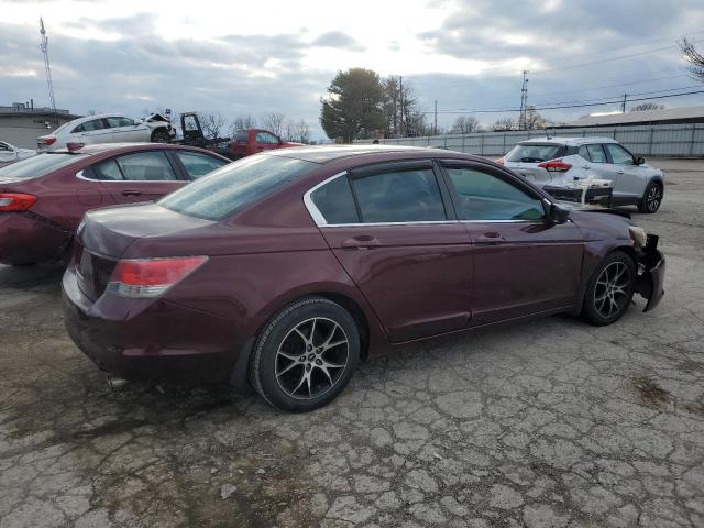 1HGCP26368A025479 - 2008 HONDA ACCORD LX BURGUNDY photo 3