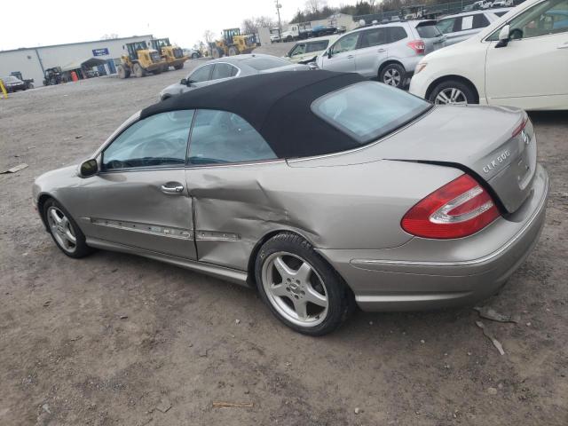 WDBTK75G44T025525 - 2004 MERCEDES-BENZ CLK 500 TAN photo 2