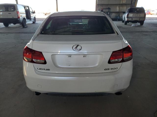 JTHBH96S665024666 - 2006 LEXUS GS 300 WHITE photo 6