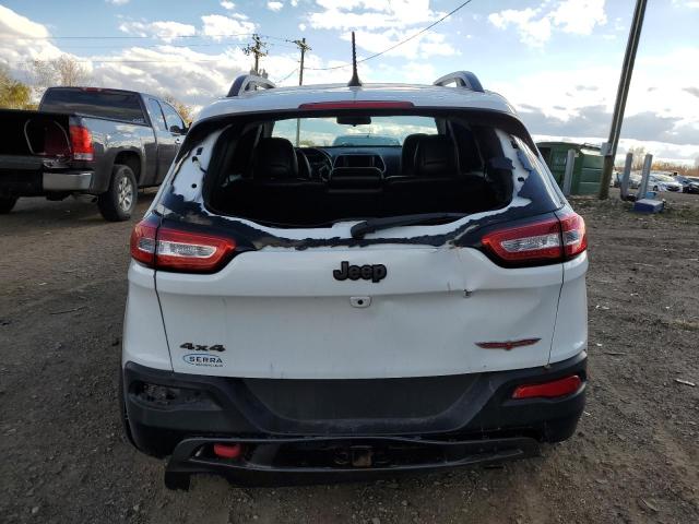 1C4PJMBS3FW780664 - 2015 JEEP CHEROKEE TRAILHAWK WHITE photo 6
