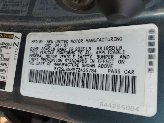 5Y2SL65897Z435784 - 2007 PONTIAC VIBE BLUE photo 13