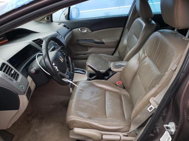 2HGFB2F95CH516765 - 2012 HONDA CIVIC EXL Մոխրագույն լուսանկար 7