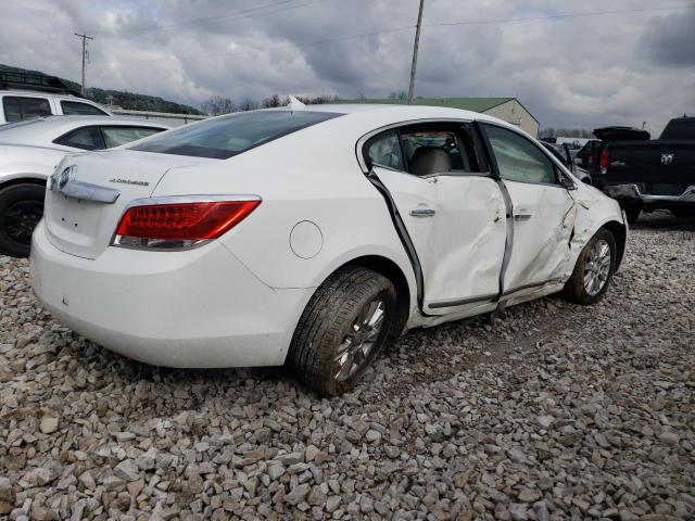 1G4GA5EDXBF290733 - 2011 BUICK LACROSSE CX WHITE photo 3