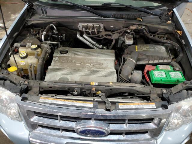 1FMCU49HX8KB42370 - 2008 FORD ESCAPE HEV BLUE photo 11