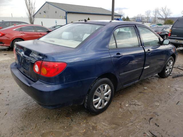 JTDBR32E832011331 - 2003 TOYOTA COROLLA CE BLUE photo 3