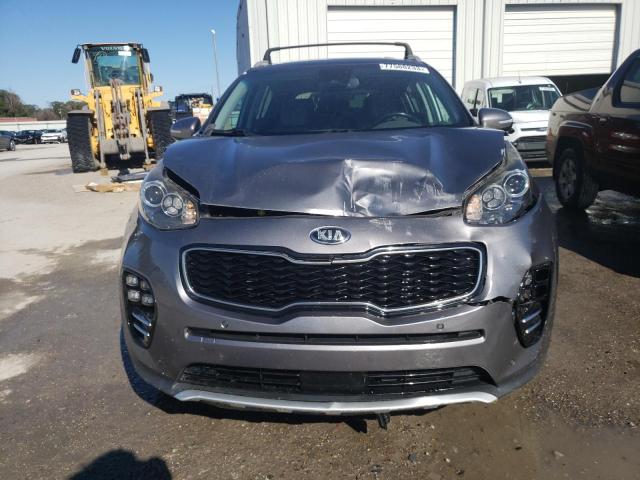 KNDPR3A69H7168859 - 2017 KIA SPORTAGE SX GRAY photo 5