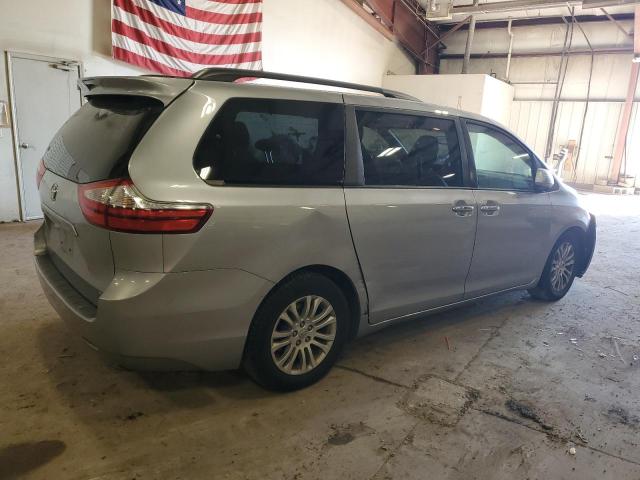 5TDYK3DC2FS601676 - 2015 TOYOTA SIENNA XLE SILVER photo 3