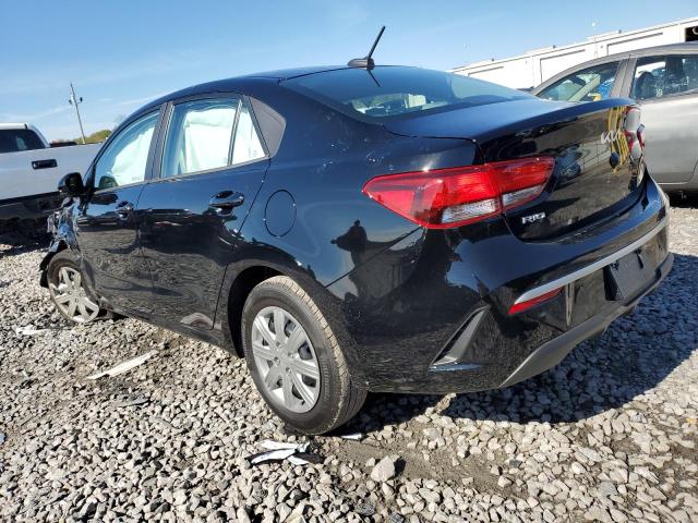 3KPA24AD4PE620276 - 2023 KIA RIO LX BLACK photo 2