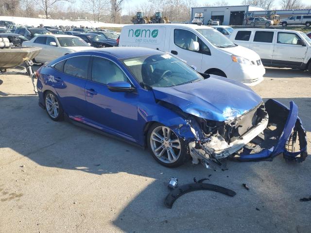 2HGFC2F60KH511930 - 2019 HONDA CIVIC LX BLUE photo 4