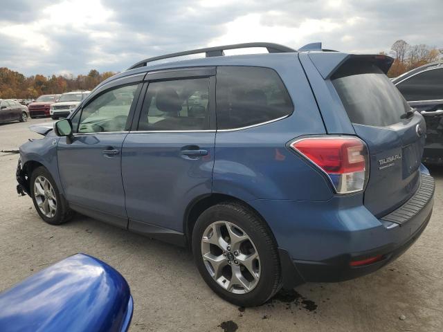 JF2SJAWC1JH528101 - 2018 SUBARU FORESTER 2.5I TOURING BLUE photo 2