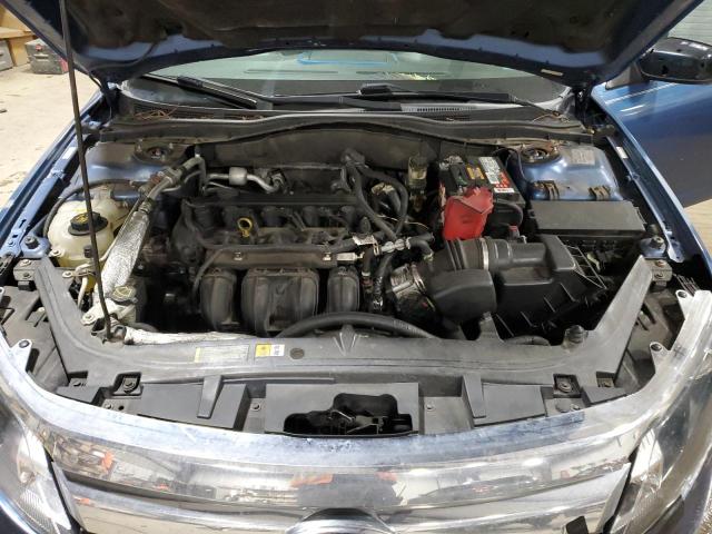 3FAHP0HA0AR225120 - 2010 FORD FUSION SE BLUE photo 11