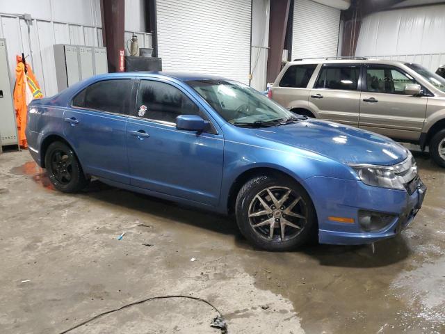 3FAHP0HA0AR225120 - 2010 FORD FUSION SE BLUE photo 4