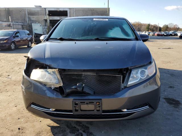 5FNRL5H64EB066323 - 2014 HONDA ODYSSEY EXL GRAY photo 5