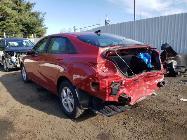 KMHLL4AG7PU436799 - 2023 HYUNDAI ELANTRA SE RED photo 2