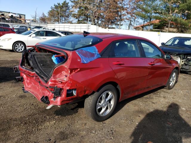 KMHLL4AG7PU436799 - 2023 HYUNDAI ELANTRA SE RED photo 3