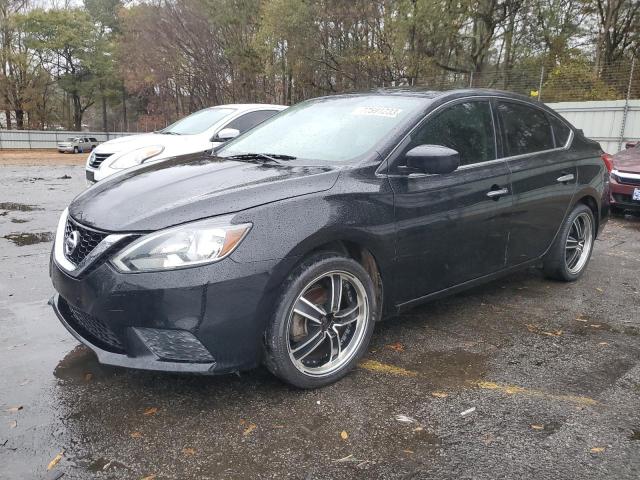 3N1AB7AP1HL666305 - 2017 NISSAN SENTRA S BLACK photo 1