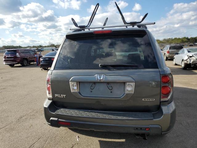 2HKYF18567H510034 - 2007 HONDA PILOT EXL GRAY photo 6