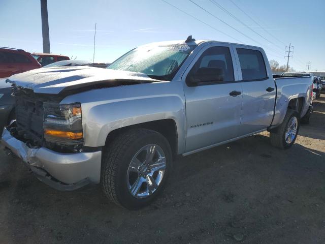 3GCPCPEH2JG381800 - 2018 CHEVROLET SILVERADO C1500 CUSTOM SILVER photo 1