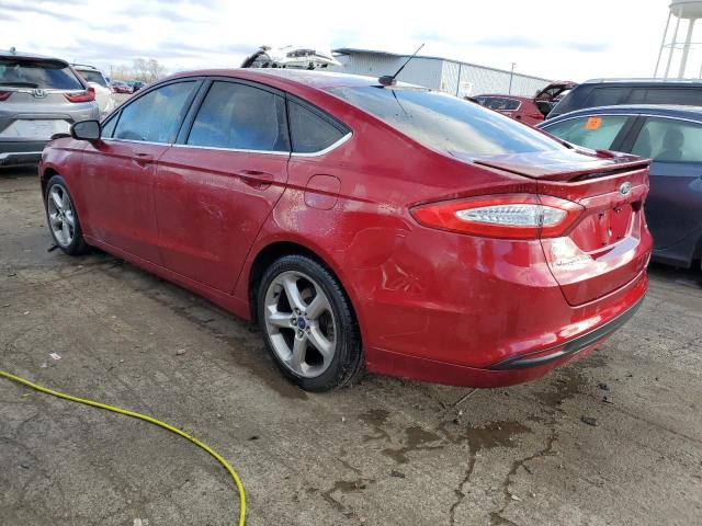 3FA6P0H73GR325538 - 2016 FORD FUSION SE RED photo 2