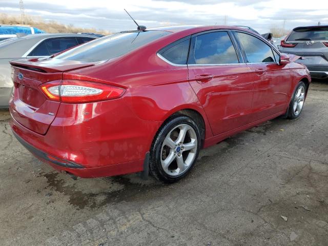 3FA6P0H73GR325538 - 2016 FORD FUSION SE RED photo 3