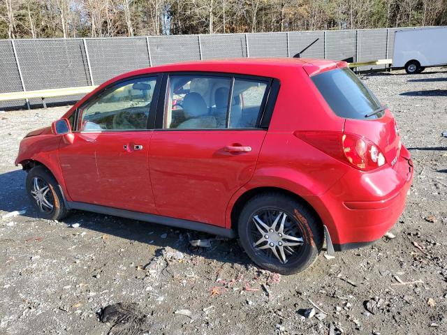 3N1BC13E77L454646 - 2007 NISSAN VERSA S RED photo 2