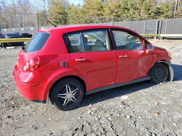 3N1BC13E77L454646 - 2007 NISSAN VERSA S RED photo 3